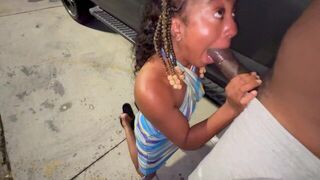 Married girl suck my dick in the parking lot like a lot lizard for free truck stop - porn video