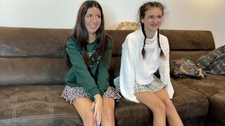 Public Pickup Two Cute Girls ended with Rough Sex and Creampie - porn video