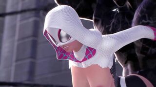 Gwen Stacy got fucked by Venom - porn video