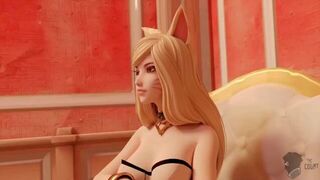 Ahri and Akali at a Casting Call - porn video